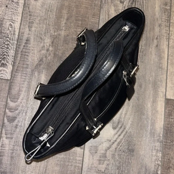 Coach Nylon Black Mini Tote Bag - Picture 9 of 14